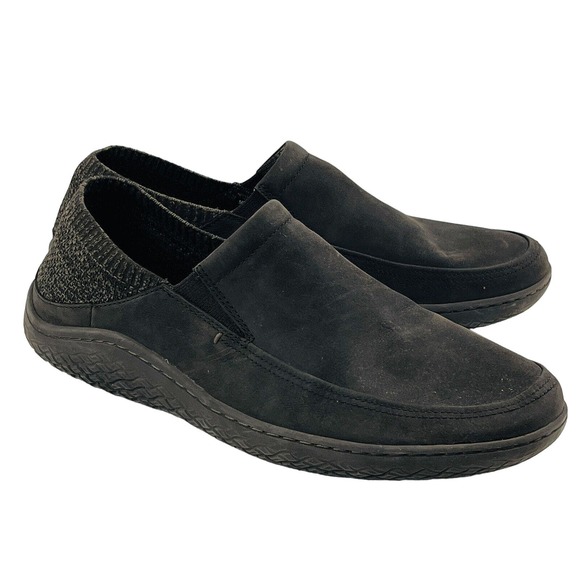 Mens 10.5M Cole Haan MotoGrand Traveler Moc Slip On Shoe Dark Roast Nubuck Brown - Picture 1 of 9